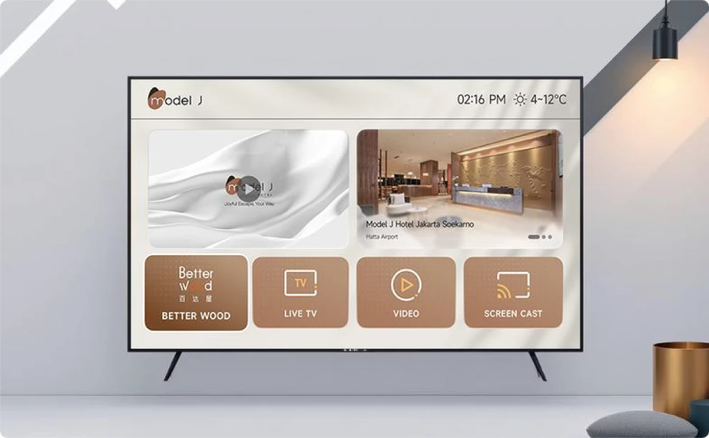Hotel Custom theme UI style 1