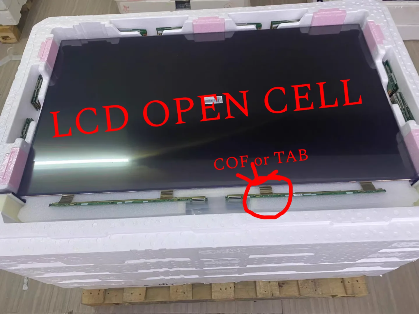 LCD Open cell example appearance