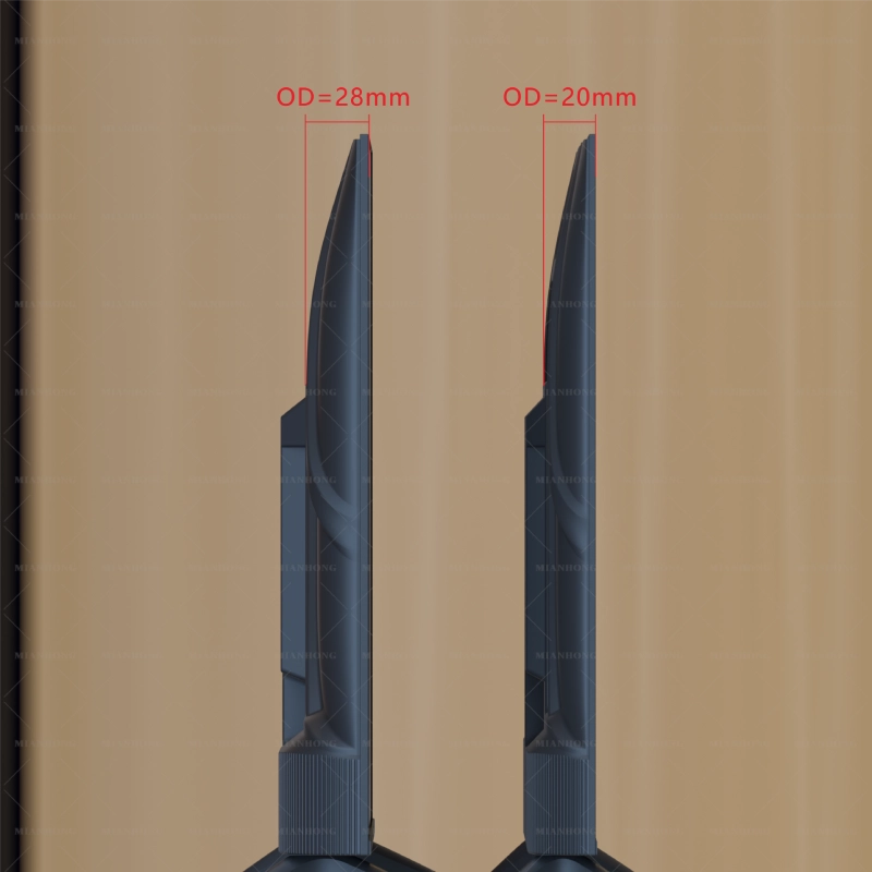 Optical Distance is a distance between the backlight unit and the LCD screen panel. Lower OD means better appearance(looks thinner).